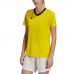 Moteriški Marškinėliai Adidas Entrada 22 Geltona HI2125